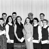 A2013.012.04552 - H. S. Commencement Feb 1958